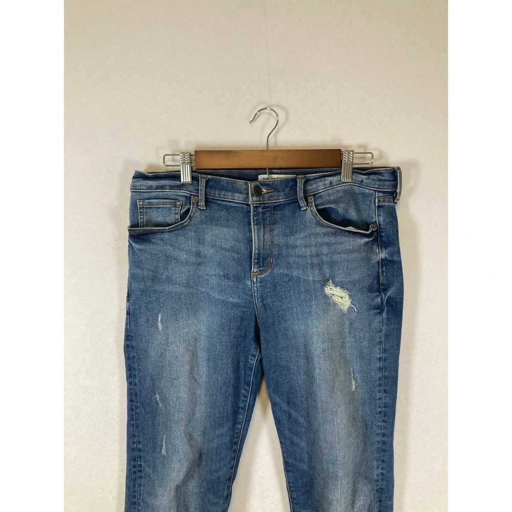 Distressed Banana Republic Mens‎ 29 Blue Straight Leg Premium Denim Jeans